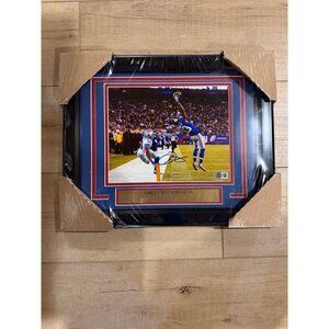 Odell Beckham Jr signed autographed New York Giants Catch Photo Framed Beckett